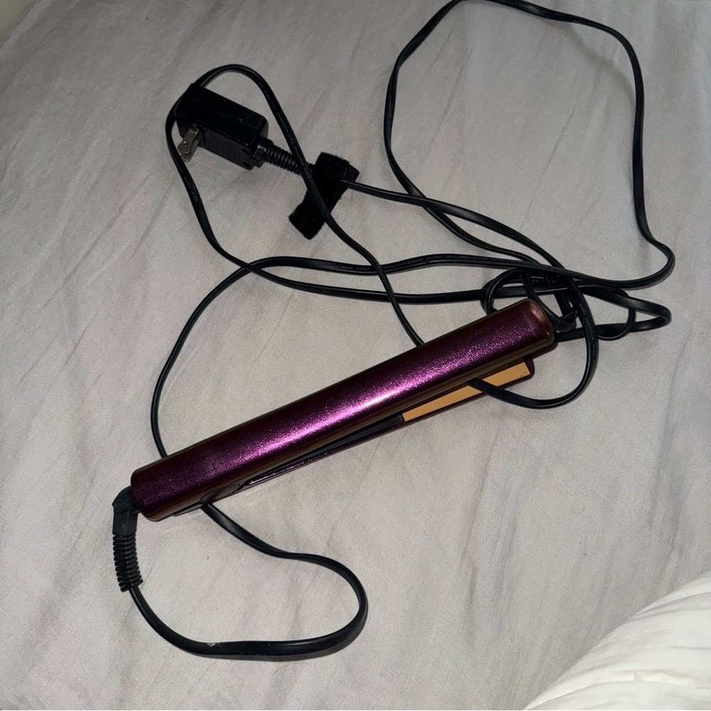 CHI Metallic Purple Flat Iron Hair Straightener - Picture 7 of 8